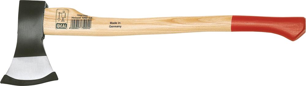 Produktbild Idealspaten Holzaxt 1600 g nach DIN Kuhfußstiel