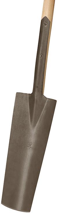 Produktbild Idealspaten Drainierspaten Größe 1 mit T-Stiel und Trittschutz