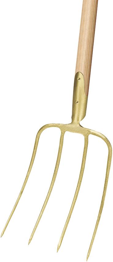 Produktbild Idealspaten Dunggabel 4 Zinken Nordstellung mit Stiel 1300 mm