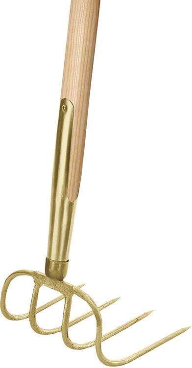 Produktbild Idealspaten Dunghacke 4 Zinken mit Schienenzwinge Siel 135 cm