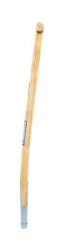 Produktbild Idealspaten Gabelstiel gebogen T-Griff 85 cm mit Kappe und Schienenzwinge