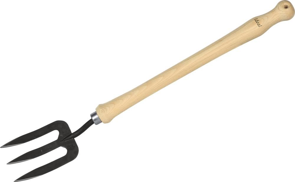 Produktbild Idealspaten Handgabel 3 Zinken Buchenstiel 40 cm