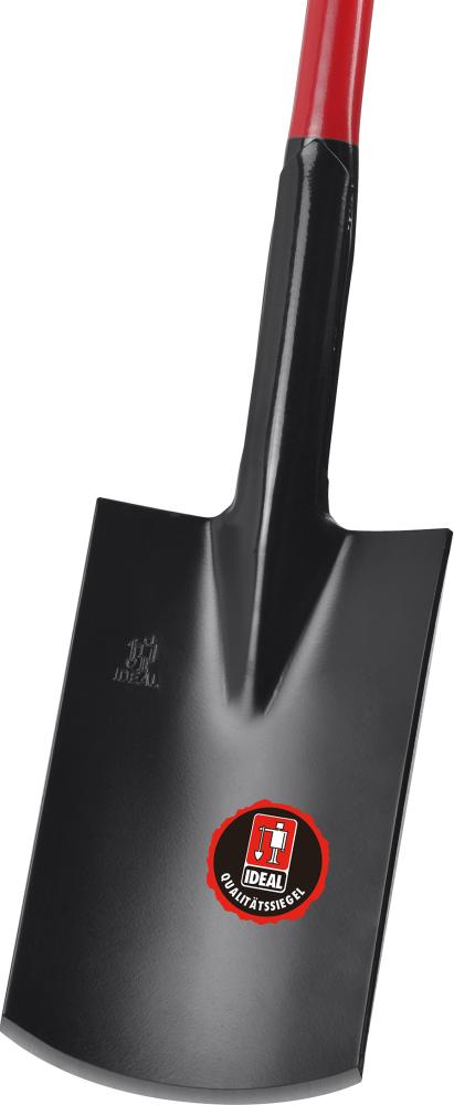 Produktbild Idealspaten Kraftspaten Gärtner Form Größe 2 mit Stahlrohrstiel 92cm