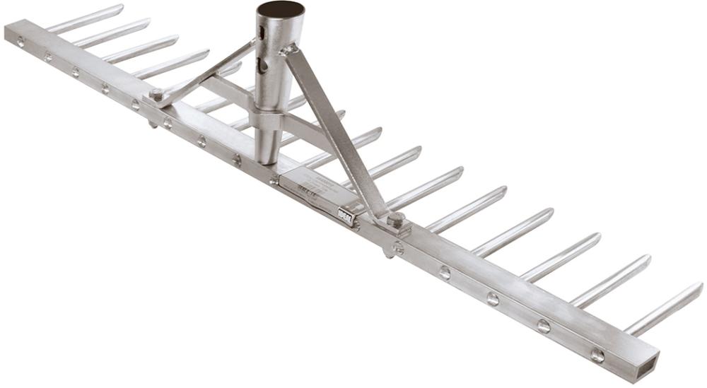 Produktbild Idealspaten Rechen Aluminium 16 Zinken Arbeitsbreite 620 mm