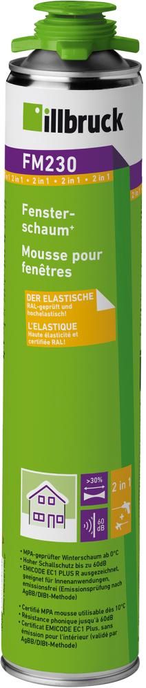 Produktbild Illbruck Fenster und Fassadenschaum FM230 Dose mit 880 ml