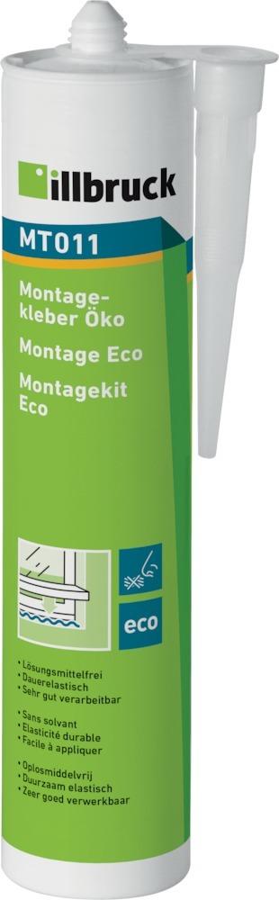 Produktbild Illbruck Montagekleber Öko MT011 weiß Kartusche mit 310 ml