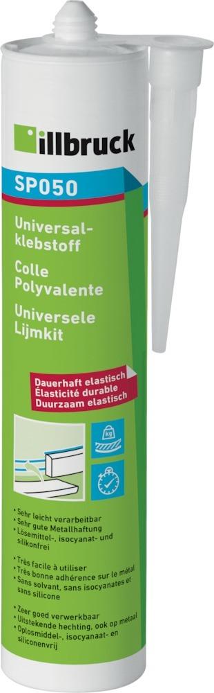 Produktbild Illbruck Universalklebstoff SP050 schwarz Kartusche mit 310 ml