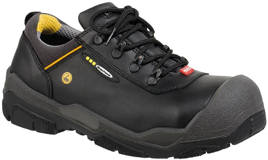 Produktbild Jalas Halbschuh 1538 Terra schwarz grau gelb S3 Gr. 49