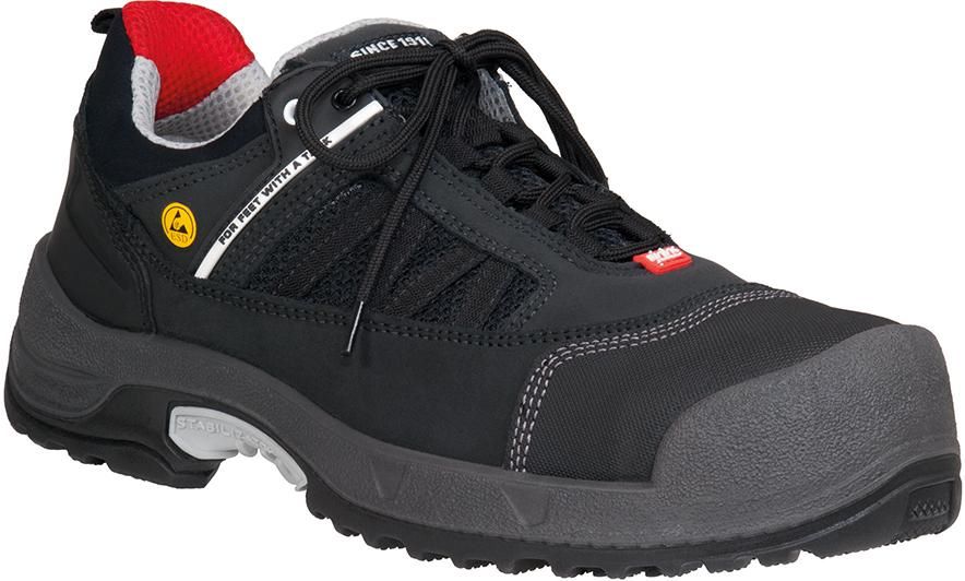 Produktbild Jalas Halbschuh 3018 Zenit schwarz grau rot S3 Gr. 47