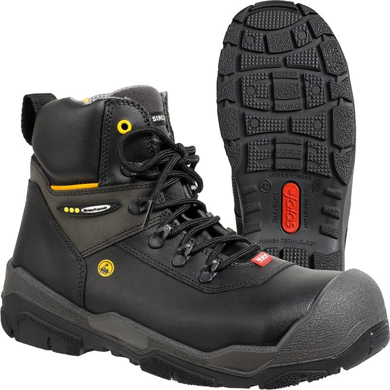 Produktbild Jalas Stiefel 1828 Jupiter schwarz grau gelb S3 Gr. 46 bild 15