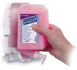 Produktbild Kimberly-Clark Waschlotion Normal parfümiert pink Kassette mit 1 Liter bild 2