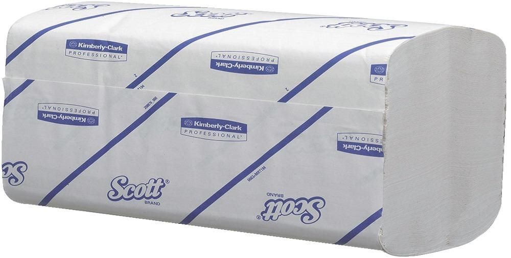 Produktbild Kimberly-Clark Falthandtücher Performance 315 x 215 mm 1 lagig weiß Karton mit 212 Tüchern