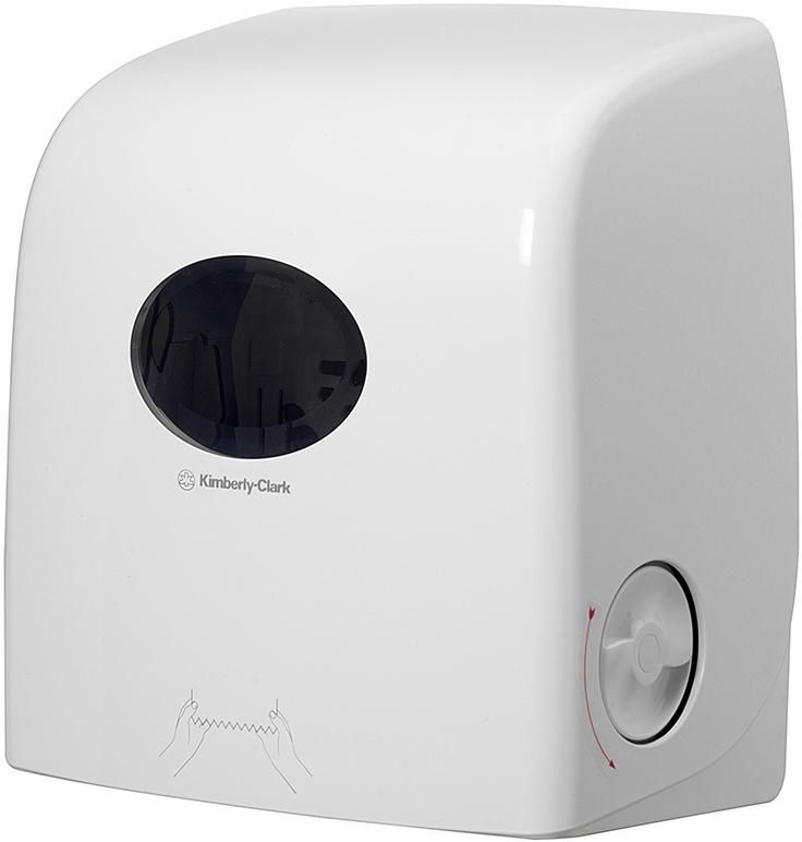 Produktbild Kimberly-Clark Rollenhandtuchspender Aquarius Slimroll Kunststoff weiß