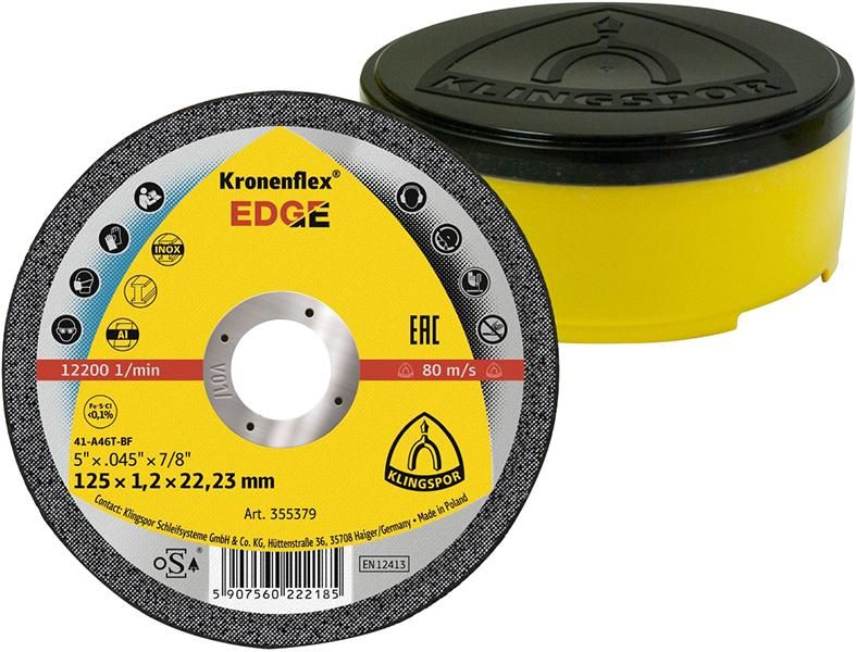 Produktbild Klingspor Trennscheibe EDGE für Edelstahl Stärke 1,2 mm Durchmesser 115 mm