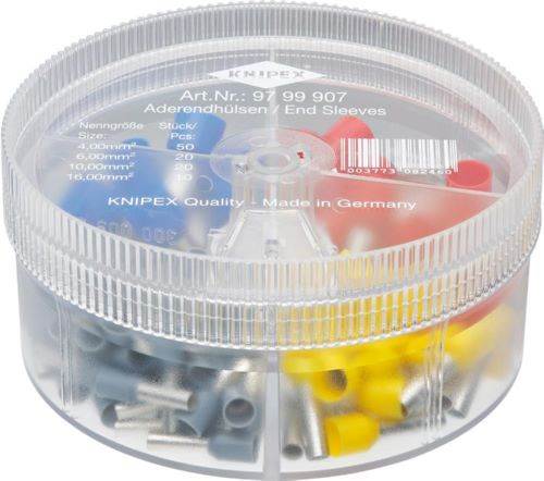 Produktbild Knipex Aderendhülsen Sortiment 4 bis 16 mm2