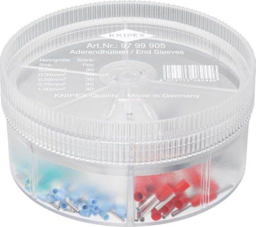 Produktbild Knipex Aderendhülsen Sortiment 0,25 bis 1 mm2