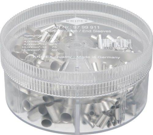 Produktbild Knipex Aderendhülsen Sortiment unisoliert 4 bis 16 mm2