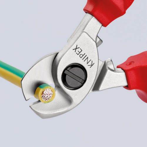 Produktbild Knipex Kabelschere 9516165T VDE 165 mm mit Befestigungsöse bild 4