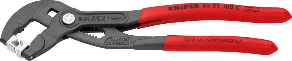 Produktbild Knipex Federbandschellen Zange für Click-Schellen Länge 180 mm