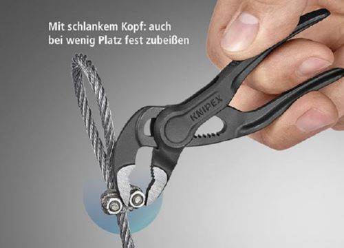 Produktbild Knipex Wasserpumpenzange 8700100 Cobra XS 100 mm bild 7