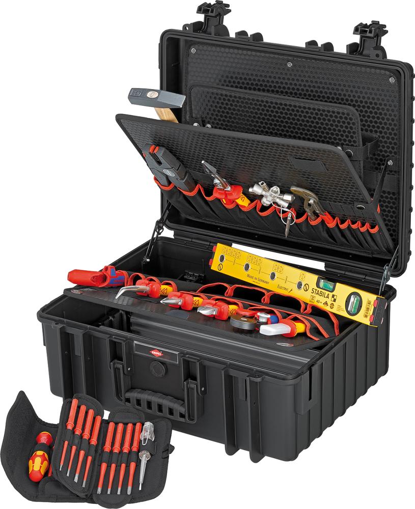 Produktbild Knipex Werkzeugkoffer Robust 34 Elektro 26 teilig