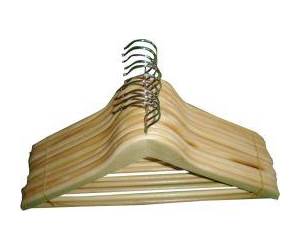 Produktbild Nölle Konfektionsbügel mit Steg gewinkelt Holz