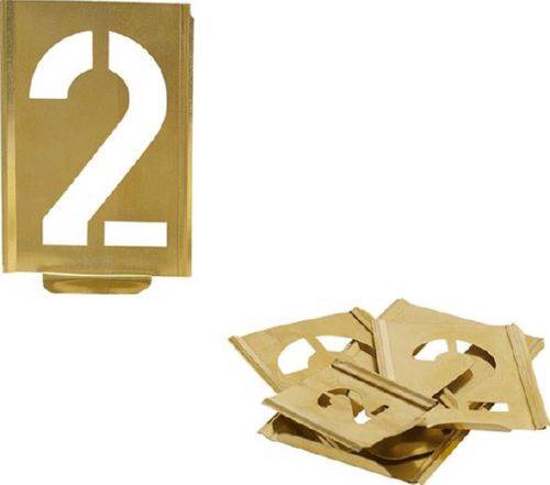 Produktbild Kukko Signierschablone 0 bis 9 Schrifthöhe 20 mm