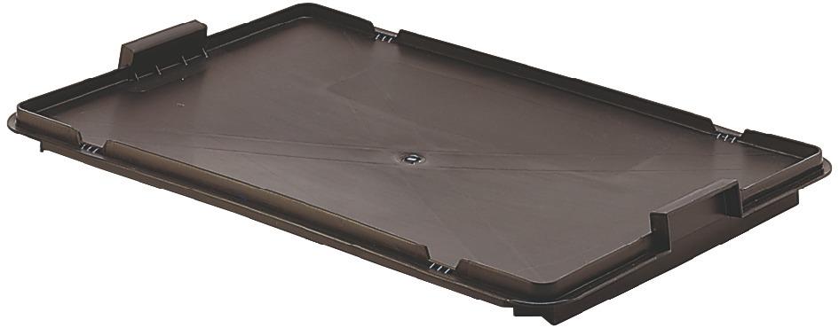 Produktbild Lakape Auflagedeckel schwarz zu Drehstapelbehälter LB 60/40 45 Liter