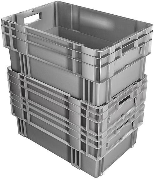 Produktbild Lakape Drehstapelbehälter DTK 600x400x320 mm grau