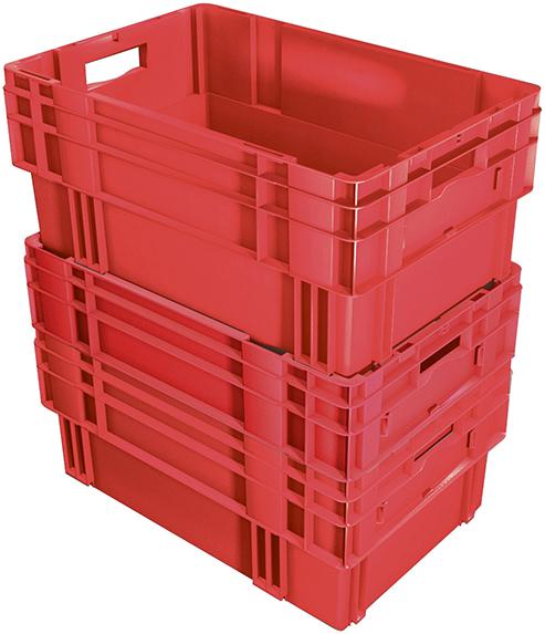 Produktbild Lakape Drehstapelbehälter DTK 600x400x420 mm rot