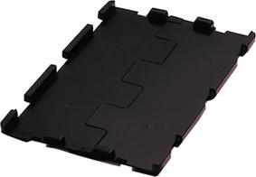 Produktbild Lakape Klappdeckel schwarz für Transportkasten VTK 400