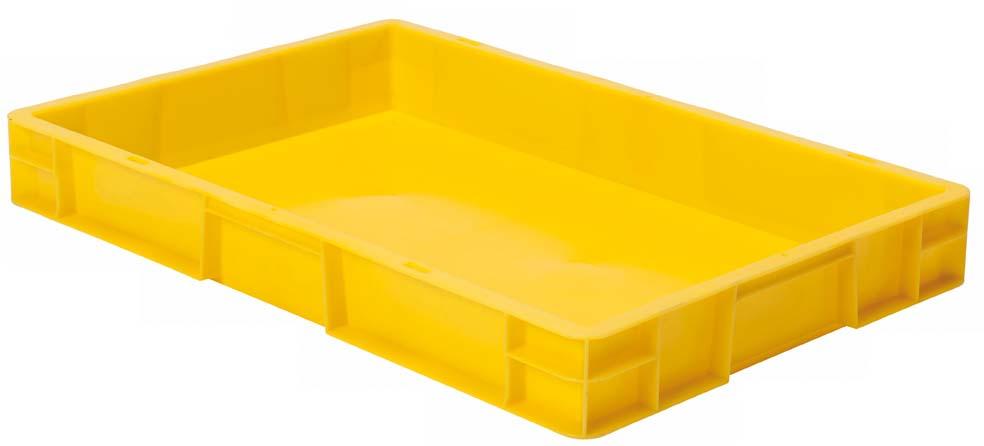Produktbild Lakape Transportstapelkasten TK 600x400x75 mm gelb