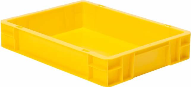 Produktbild Lakape Stapeltransportkasten TK 400x300x75 mm gelb