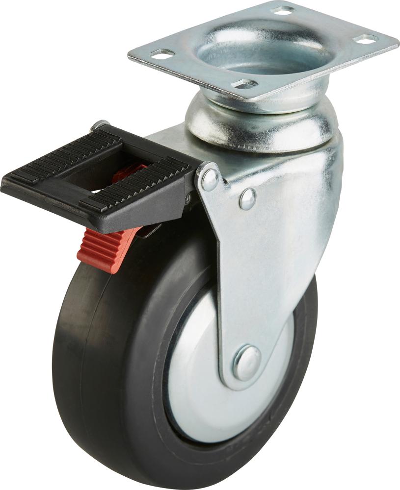 Produktbild Lenkrolle mit Bremse für Werkstattwagen gross