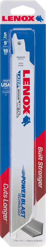 Produktbild Lenox Säbelsägeblatt 229x25x1,1 mm 18 Zähne bild 2