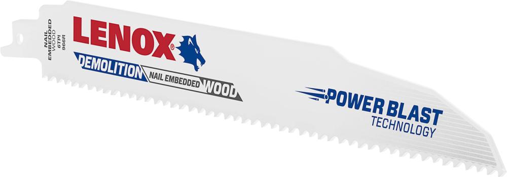 Produktbild Lenox Säbelsägeblatt Bimetall 229x25x1,6 mm 6 Zähne bild 2