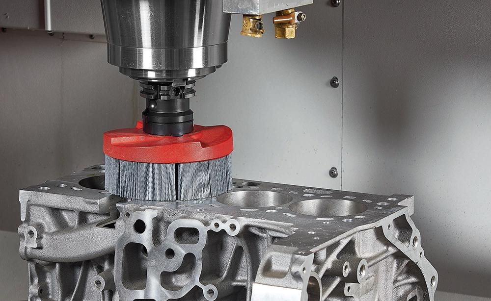 Produktbild Lessmann CNC-Tellerbürste HFB SiC 75 x 35 mm K 180 B22 DKN bild 2