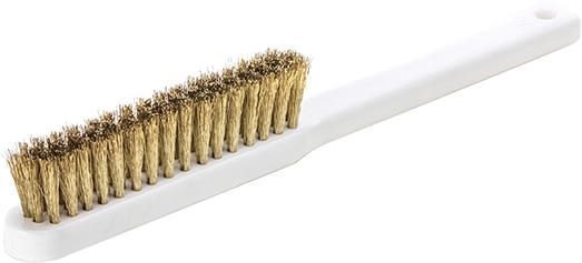 Produktbild Lessmann Feinbürste Messingdraht gewellt 0,15 mm Gesamtlänge 225 mm