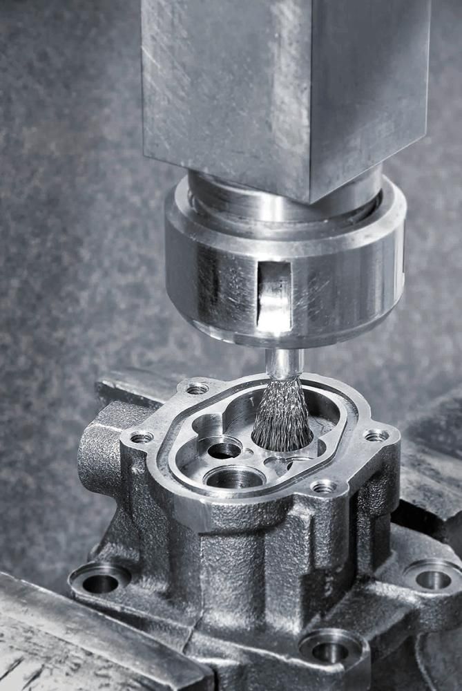 Produktbild Lessmann Pinselbürste Edelstahl gewellt 12 x 20/60 x 0,3 mm bild 2