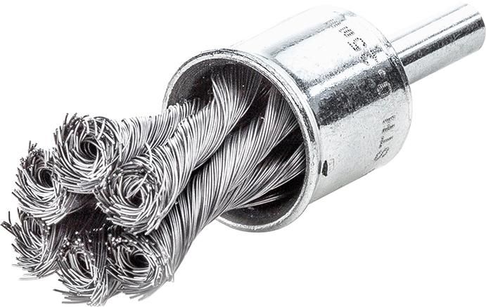 Produktbild Lessmann Pinselbürste Stahldraht gezopft 29 x 28/72 x 0,35 mm