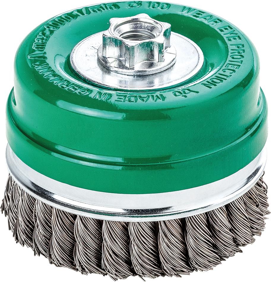 Produktbild Lessmann Topfbürste Edelstahl gezopft 80 x 0,5 mm