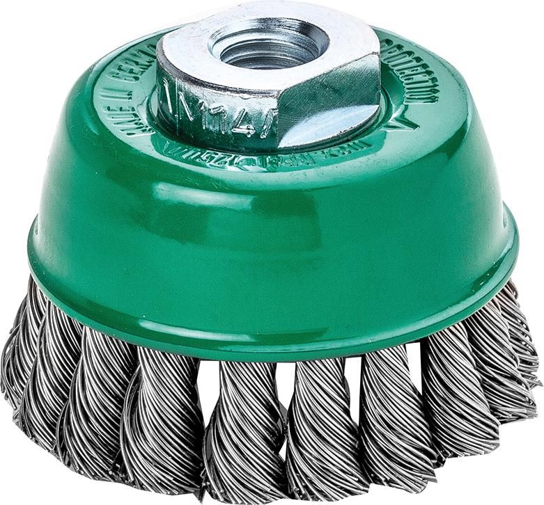 Produktbild Lessmann Topfbürste Edelstahl gezopft 65 x 0,5 mm