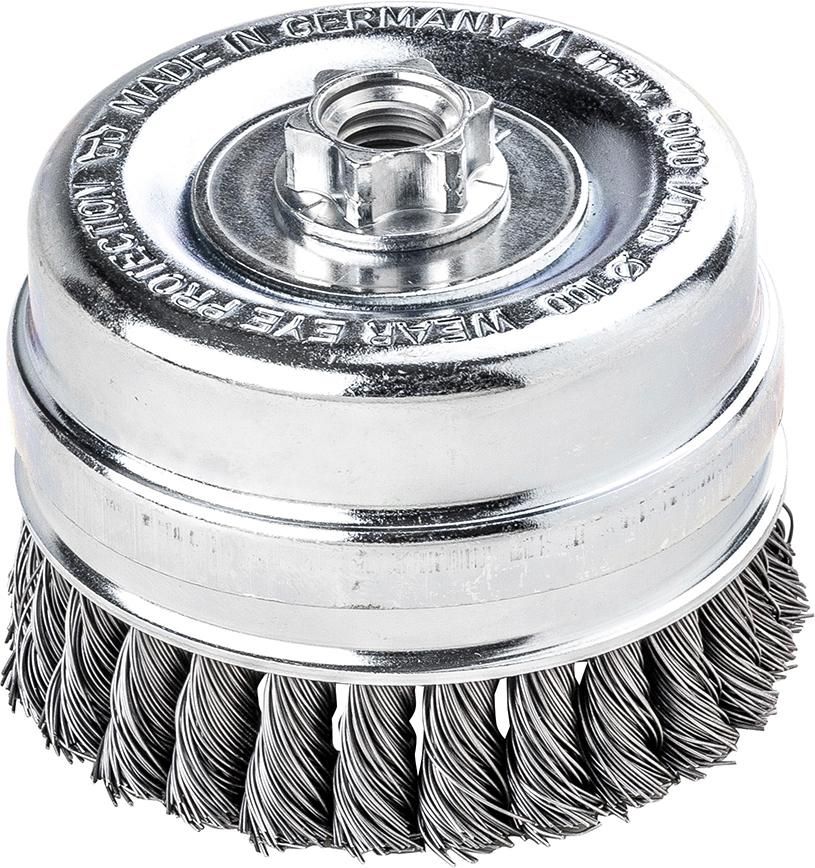 Produktbild Lessmann Topfbürste Stahldraht gezopft 100 x 0,5 mm