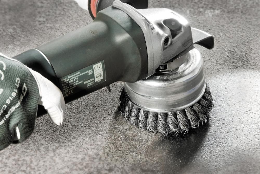 Produktbild Lessmann Topfbürste Stahldraht gezopft 100 x 0,5 mm bild 2