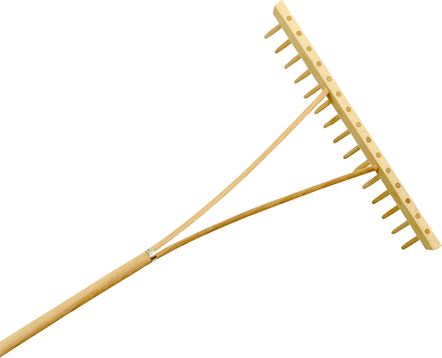 Produktbild LÖFFERT STIELE Holzrechen 15 Zinken einreihig