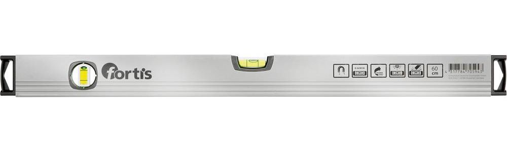 Produktbild Fortis Magnet Wasserwaage LM 60 cm