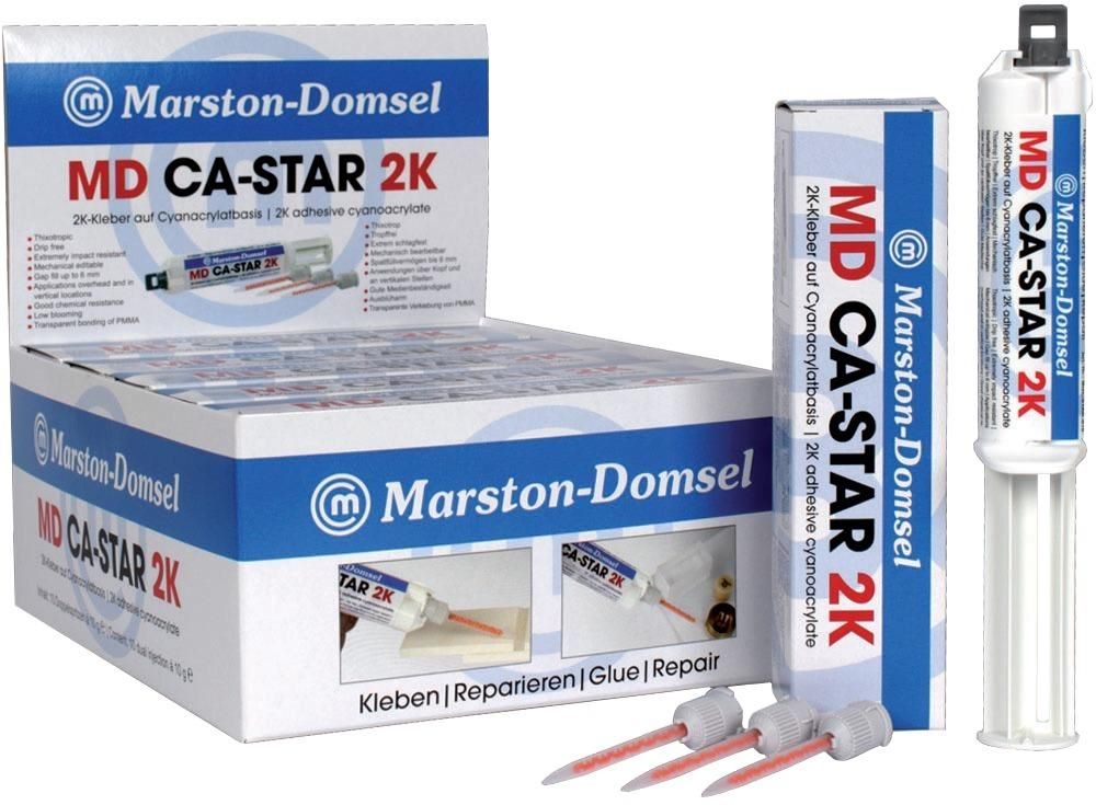 Produktbild Marston Domsel Klebstoff MD-CA Star 2K 4:1 Doppelspritze mit 10 g