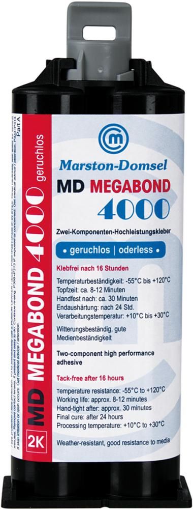 Produktbild Marston Domsel Hochleistungskleber MD-Megabond 4000 1:1 Doppelspritze mit 50 g