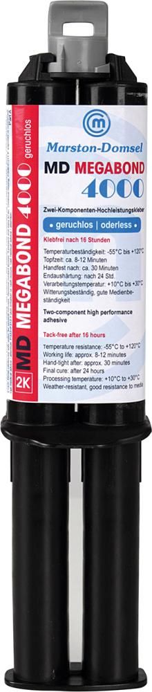 Produktbild Marston Domsel Hochleistungskleber MD-Megabond 4000 1:1 Doppelspritze mit 25 g