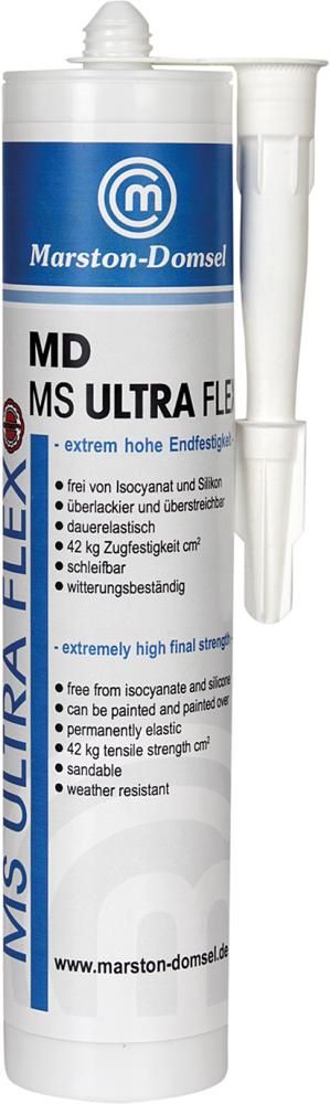 Produktbild Marston Domsel Fugendichtung MD-MS Polymer Ultra Flex weiß Kartusche mit 440 g